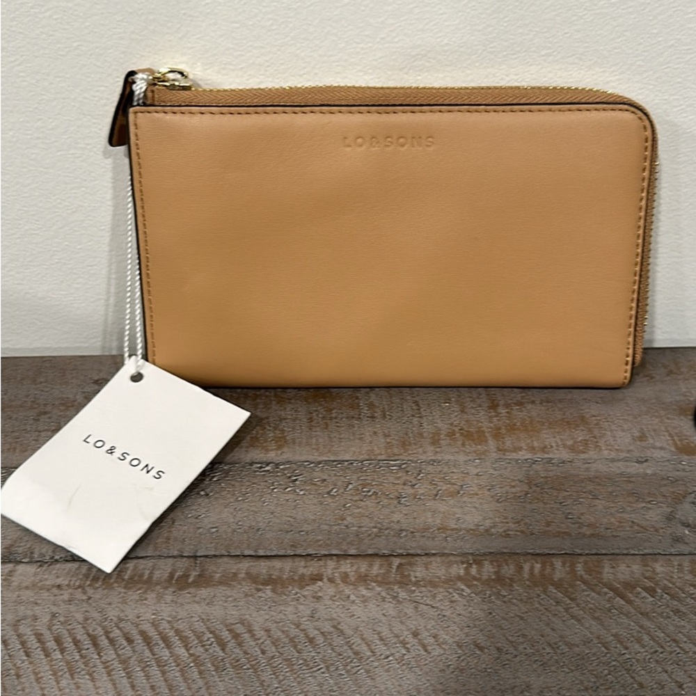 Lo & Sons Tan Leather Wallet
